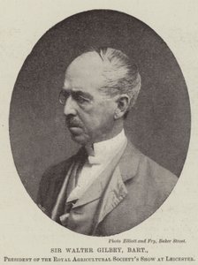 Sir Walter Gilbey, Baronet, Presidente della Royal Agricultural Society
