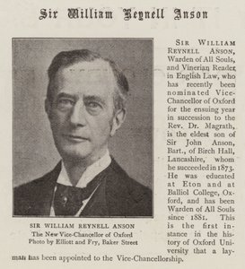 Sir William Reynell Anson da English Photographer