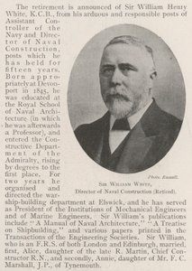 Sir William White, direttore della costruzione navale (in pensione) da English Photographer