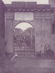 Sito del Black Hole, Calcutta da English Photographer