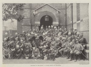 Soldati della Regina, un gruppo giubilare di colonie da English Photographer