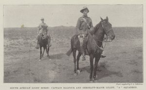 Cavalleria Leggera Sudafricana, Capitano Balfour e Sergente Maggiore Lilley, Squadrone A