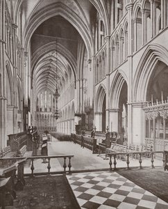 Cattedrale di Southwark, il coro e la navata, verso ovest da English Photographer