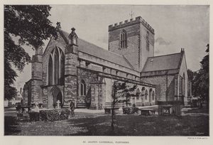 Cattedrale di St Asaph, Flintshire da English Photographer