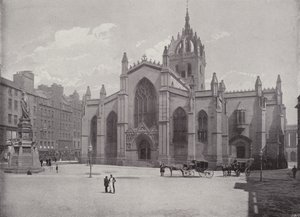 Chiesa di St Giles, Edimburgo da English Photographer