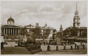 St Martins in the Fields, Trafalgar Square, Londra da English Photographer