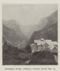 Hotel Stalheim, Norvegia, bruciato il 20 febbraio da English Photographer