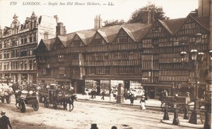 Staple Inn Vecchie Case a Holborn da English Photographer