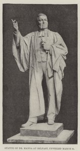 Statua del Dr Hanna a Belfast, inaugurata il 31 marzo da English Photographer