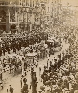 Stampa stereoscopica del Giubileo di Diamante della Regina Vittoria, 28 giugno 1897 da English Photographer