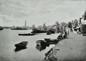 Strand-on-the-Green, Hounslow: vista generale, 1895
