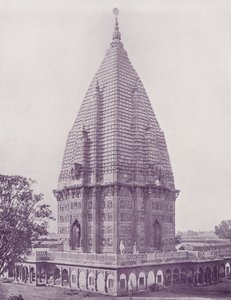 Tempio di Sumrer, Ramnugger, Benares da English Photographer