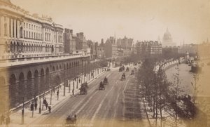 Embankment del Tamigi dal ponte di Waterloo da English Photographer