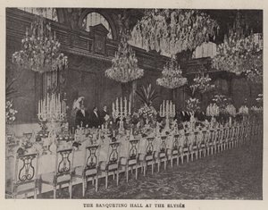 La sala dei banchetti all