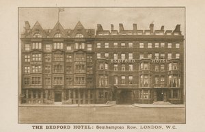 The Bedford Hotel, Southampton Row, Londra da English Photographer