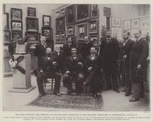 I generali boeri e i funzionari del comitato pro-boeri alla mostra pro-boeri a Scheveningen, 20 agosto da English Photographer