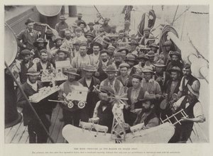 Il prigioniero boero come fabbricante di giocattoli a bordo della nave da English Photographer