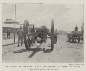 Il Peso della Battaglia, un Cannone Britannico Danneggiato da Ladysmith da English Photographer