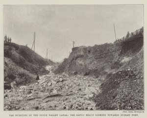 La rottura del canale della Stour Valley, il tratto vuoto verso Dudley Port da English Photographer