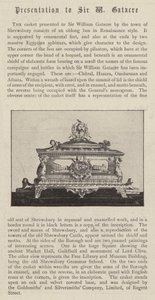 Il cofanetto presentato a Sir William Gatacre dalla città di Shrewsbury