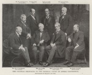 I delegati coloniali alla conferenza della Corte Imperiale d