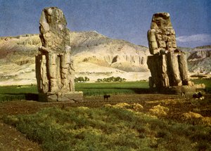 I Colossi di Memnone, vicino a Tebe, Egitto