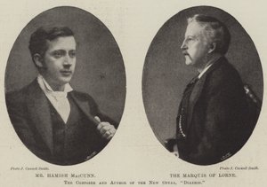 Il Compositore e Autore della Nuova Opera, Diarmid da English Photographer