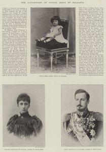 La conversione del principe Boris di Bulgaria da English Photographer