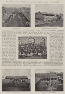 La crisi in Cina, Mukden, scena di un recente omicidio di missionari da English Photographer