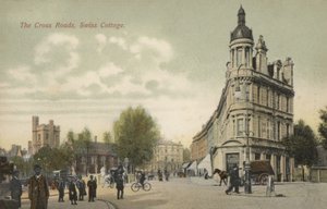 Il bivio, Swiss Cottage, Londra (foto a colori) da English Photographer