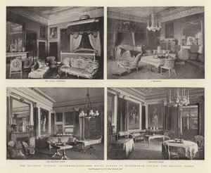 Il Giubileo di Diamante, alloggio per gli ospiti reali a Buckingham Palace, le stanze belghe da English Photographer
