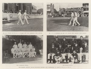 La partita di cricket tra Oxford e Cambridge a Lords, 4, 5 e 6 luglio