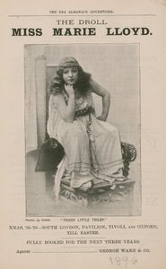 La buffa Miss Marie Lloyd da English Photographer