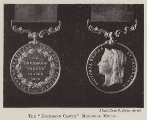 Medaglia commemorativa del castello di Drummond da English Photographer