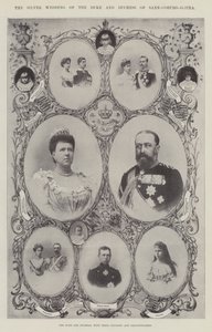 Il Duca e la Duchessa di Sassonia-Coburgo-Gotha, con i loro figli e nipoti da English Photographer