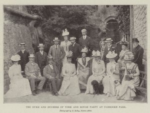 Il Duca e la Duchessa di York e il gruppo a Ugbrooke Park da English Photographer