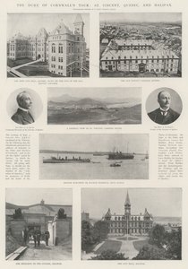 Il tour del Duca di Cornovaglia, St Vincent, Quebec e Halifax da English Photographer
