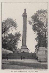 La Colonna del Duca di York, Pall Mall da English Photographer