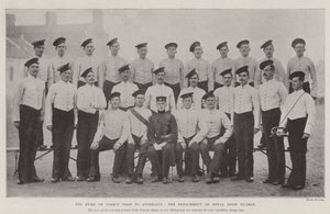 La visita del Duca di York in Australia, il distaccamento delle Guardie Reali Irlandesi da English Photographer