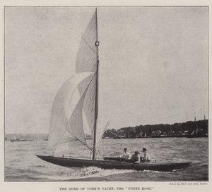 Lo Yacht del Duca di York, la Rosa Bianca da English Photographer