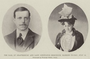Il Conte di Shaftesbury e Lady Constance Grosvenor, sposati oggi, 15 luglio da English Photographer