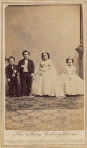 Il gruppo del matrimonio delle fate; Generale Tom Thumb da English Photographer