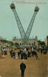 Il Flip-Flap, Esposizione Franco-Britannica, Londra, 1908 da English Photographer