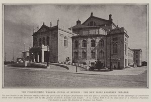 I prossimi cicli di Wagner a Monaco, il nuovo teatro Prinz Regenten da English Photographer