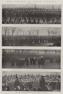 Il funerale della Regina Vittoria da English Photographer