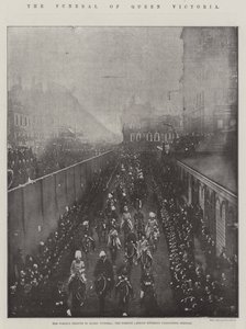 Il funerale della Regina Vittoria da English Photographer