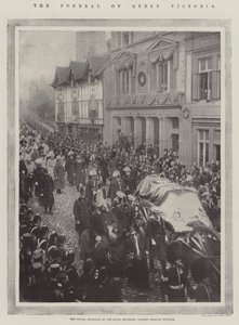Il funerale della Regina Vittoria da English Photographer