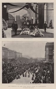 Il funerale del defunto Nubar Pasha ad Alessandria da English Photographer