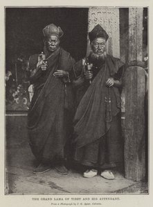 Il Gran Lama del Tibet e il suo Assistente
