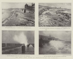 Il grande uragano, devastazione a Westgate-on-Sea e Ramsgate da English Photographer